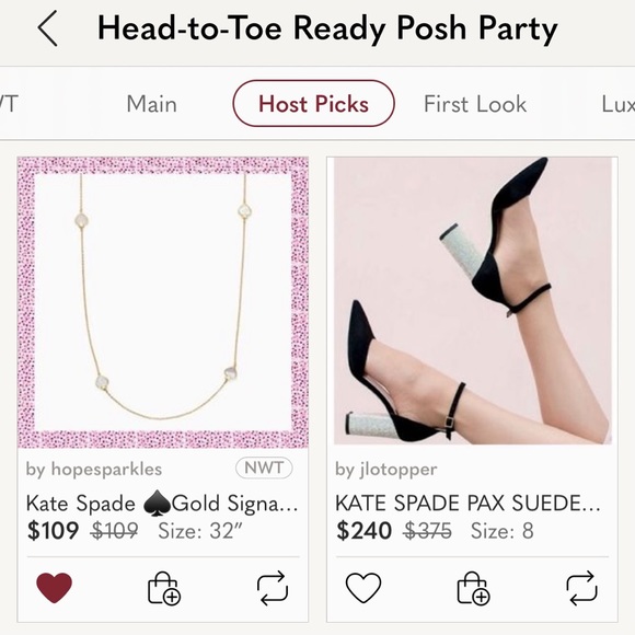 Take 40% Off Kate Spade ♠️ Gold “Signature Spade Scatter” Necklace NWTs - Picture 4 of 7